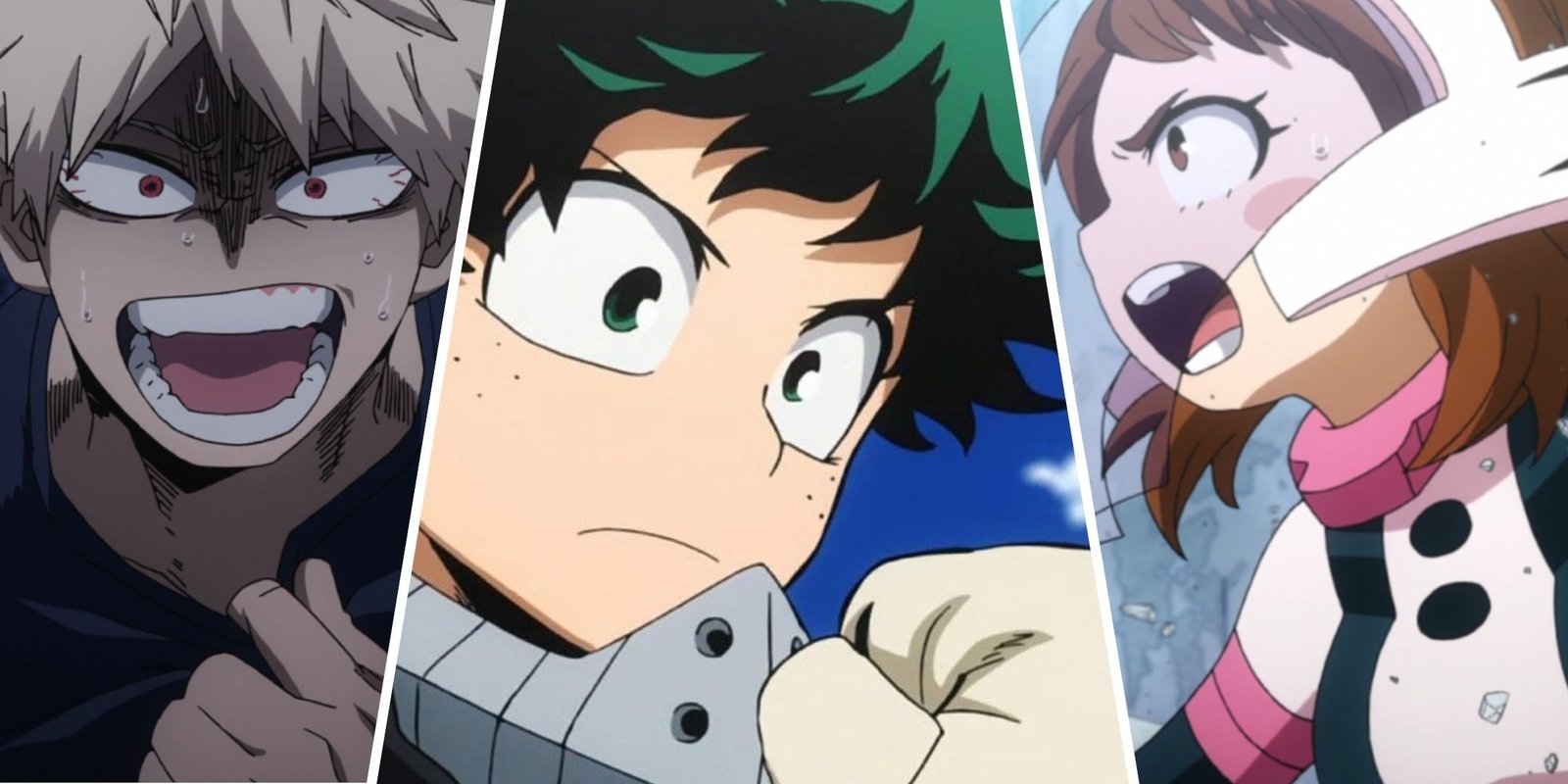Ranking Every My Hero Academia Movie 1 Bakugo, Midoriya, and Uraraka in My Hero Academia.