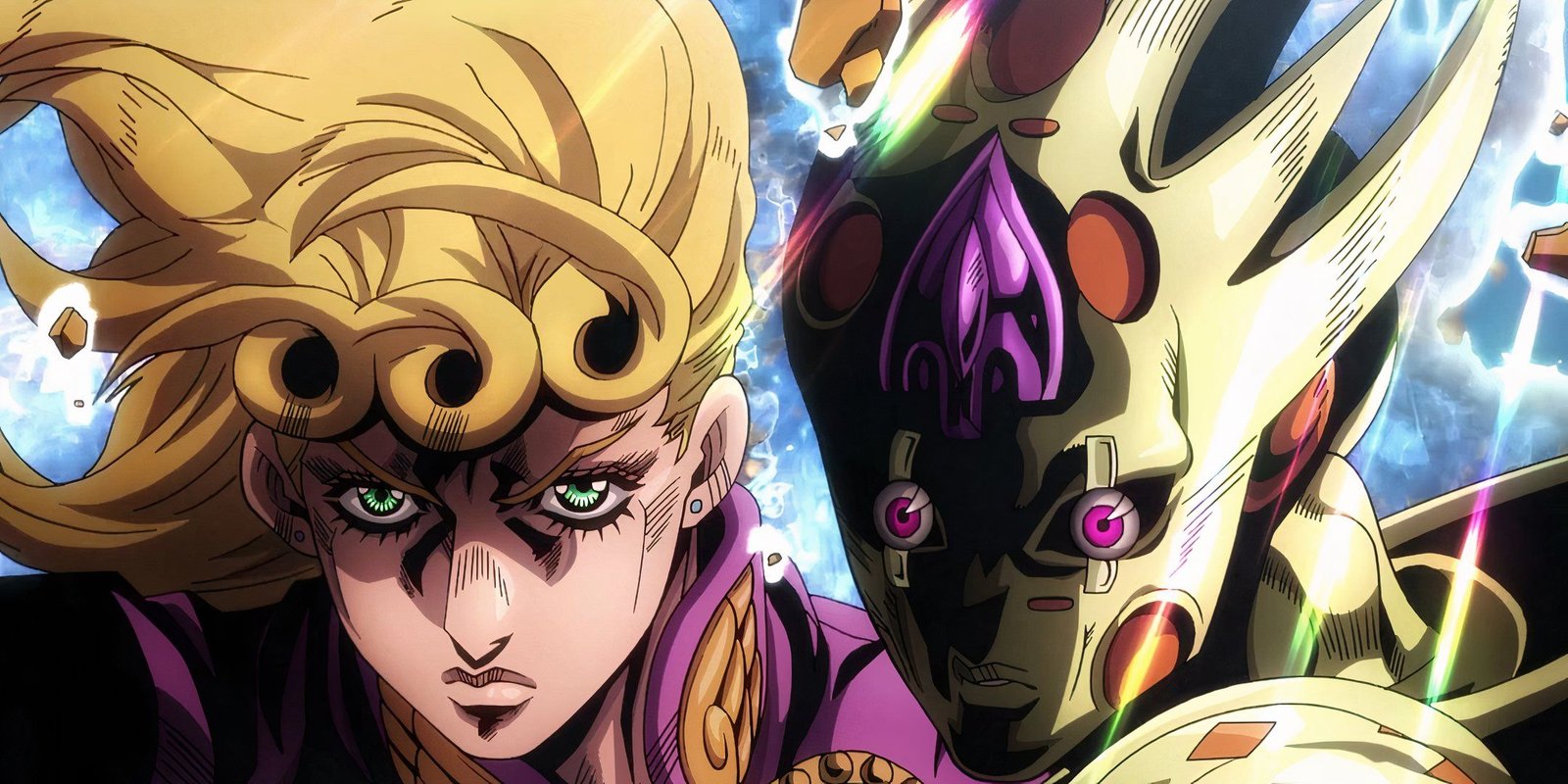 The Best Joestar In JoJo's Bizarre Adventure 3 Giorno Giovanna and his stand Gold Experience, fully evolved from the anime