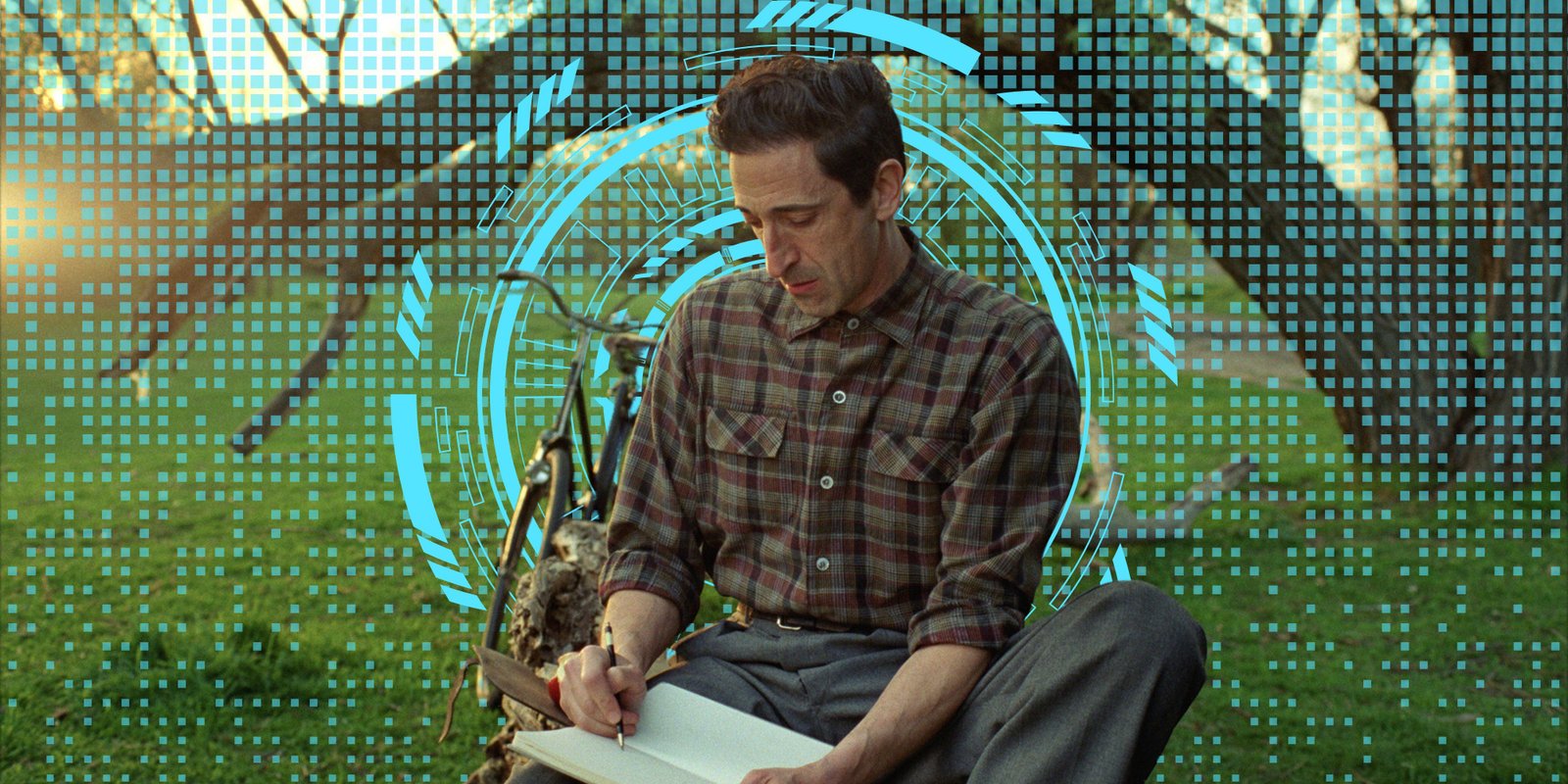The 2025 Oscar Nominations Are One Step Forward, One Step Back 4 Adrien Brody with a sketch pad in The Brutalist