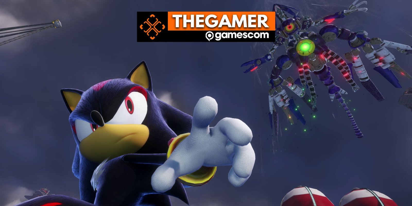 It's Oddly Poetic That The Mario Movie Is The Only Video Game Film Ahead Of Sonic The Hedgehog 3 2 Shadow with his back turned to a boss fight in Sonic X Shadow Generations