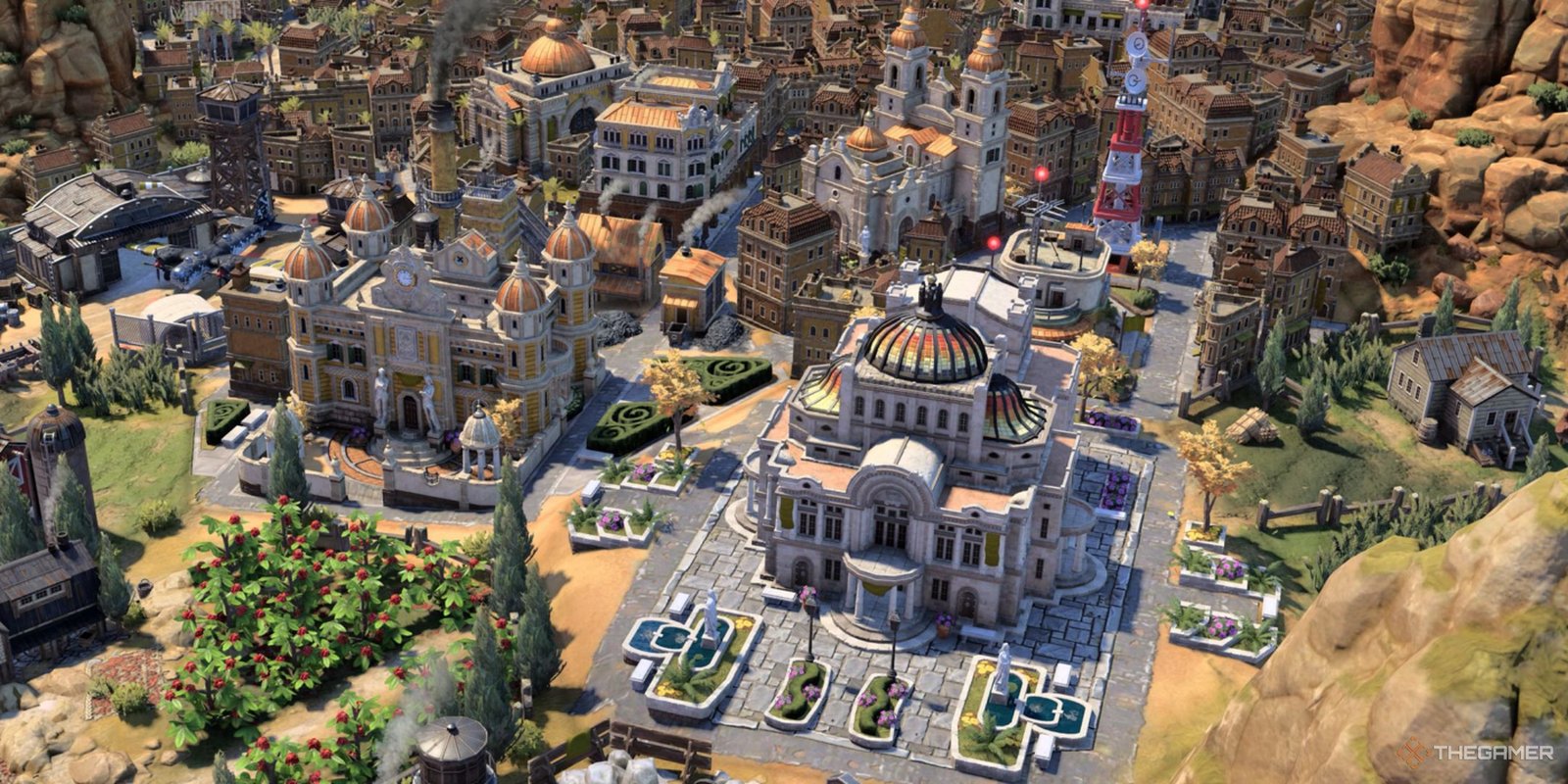 Civilization 7 Is A Great Game, But Some Of You Might Hate It 1 a mexican city in the late game in civilization 7.