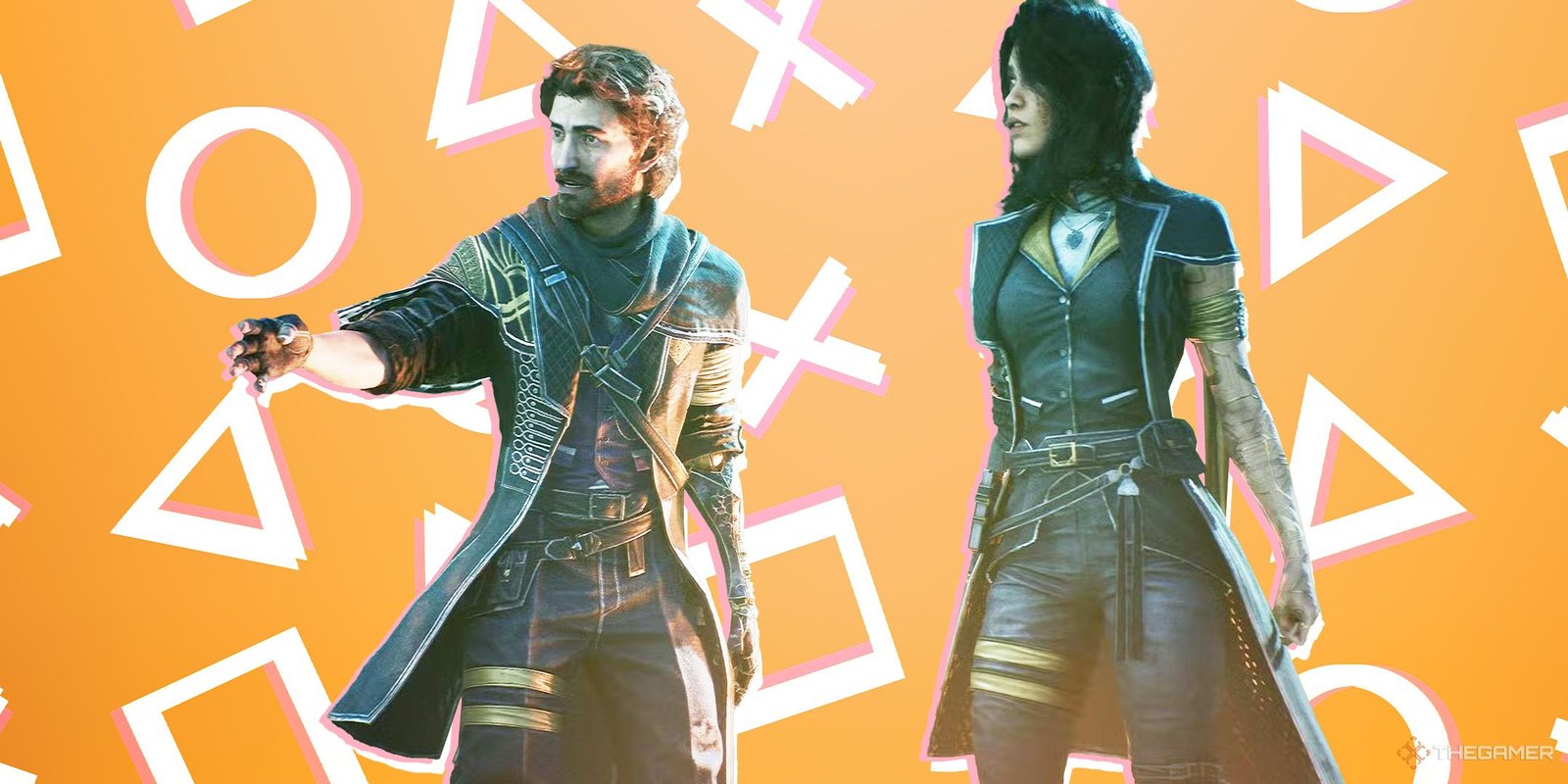 Expedition 33 Can Only Be A Masterpiece Or A Misfire 1 Characters from Clair Obscur: Expedition 33 with PlayStation symbols in the background.