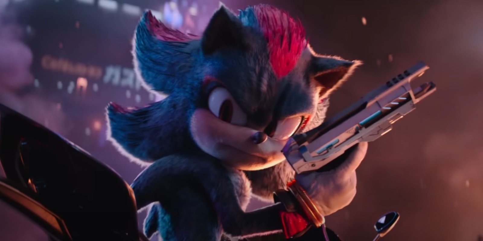 It's Oddly Poetic That The Mario Movie Is The Only Video Game Film Ahead Of Sonic The Hedgehog 3 1 Sonic the Hedgehog 3 image showing Shadow with a gun.