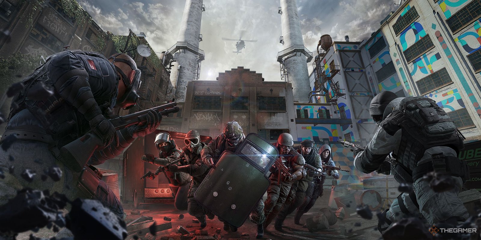 Rainbow Six Siege Dual Front Key Art.