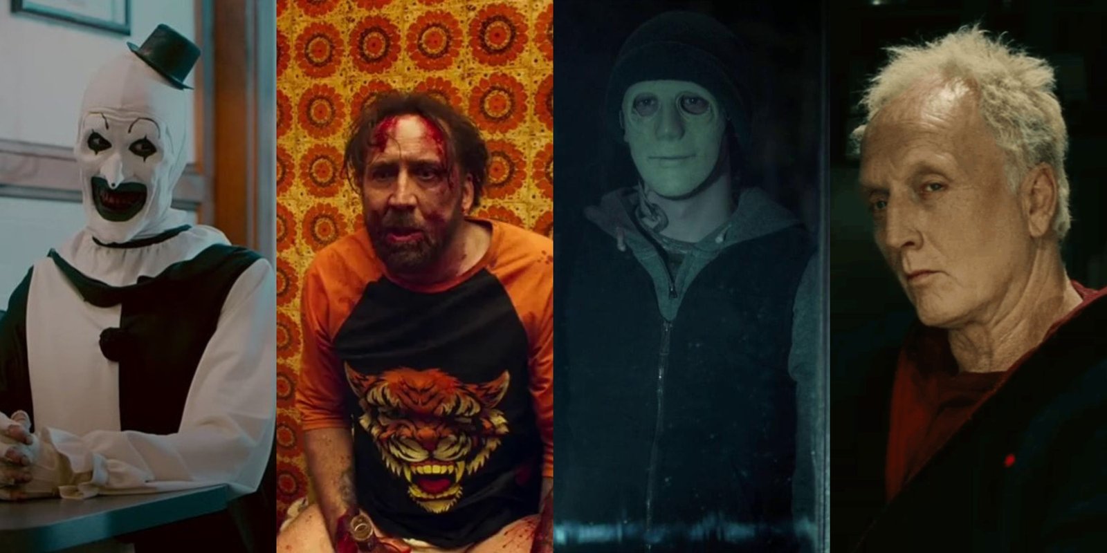 The Best Movies Distributed By Blumhouse 9 10 Most Underrated Horror Movies - Art The Clown, Red Miller, The Man From Hush and John Kramer