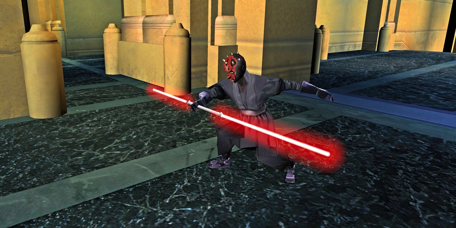 Andor Is Still The Best Thing Star Wars Has Done In Years 4 Darth Maul pulls out his lightsaber in Star Wars Jedi: Power Battles