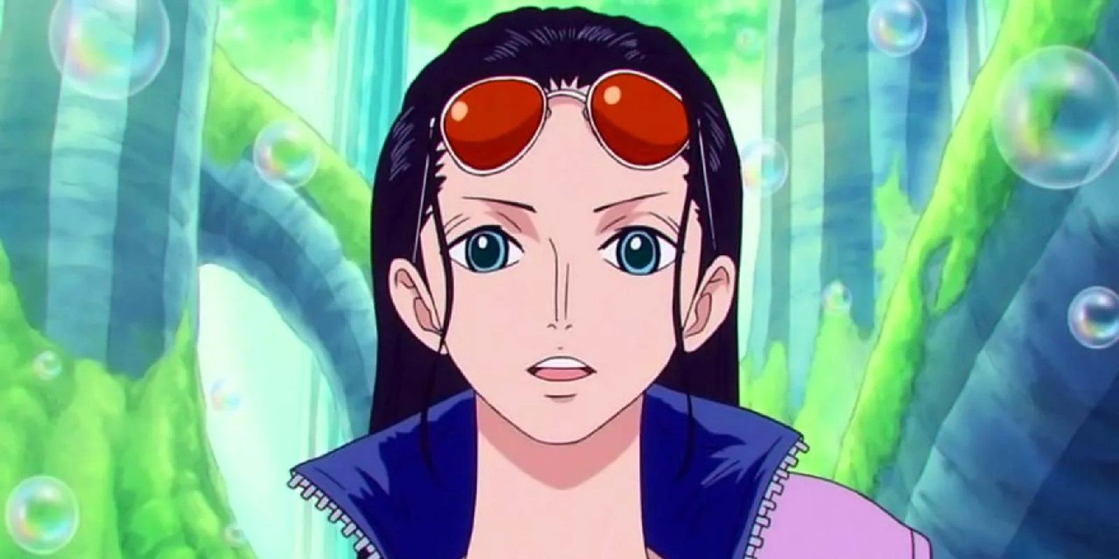 One Piece image showing the archeologist Robin.