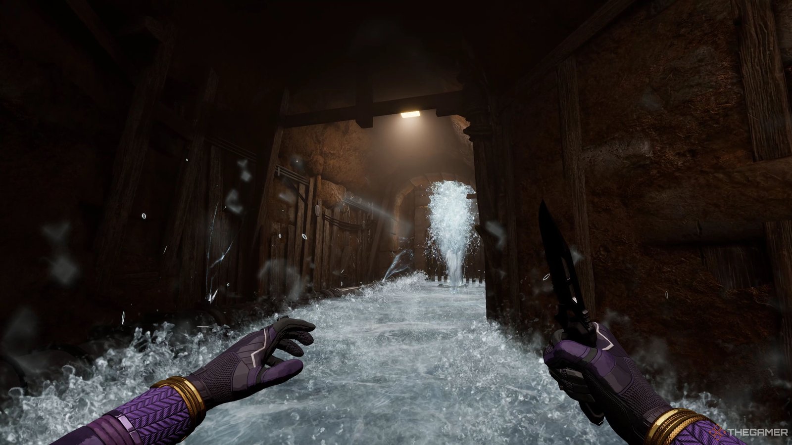 Rain effect in Fragpunk