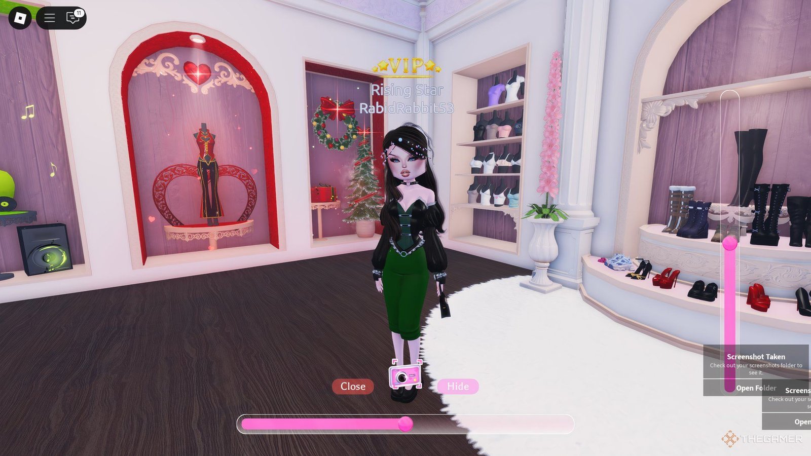 Refined Night Lady Outfit in Roblox: Dress To Impress.