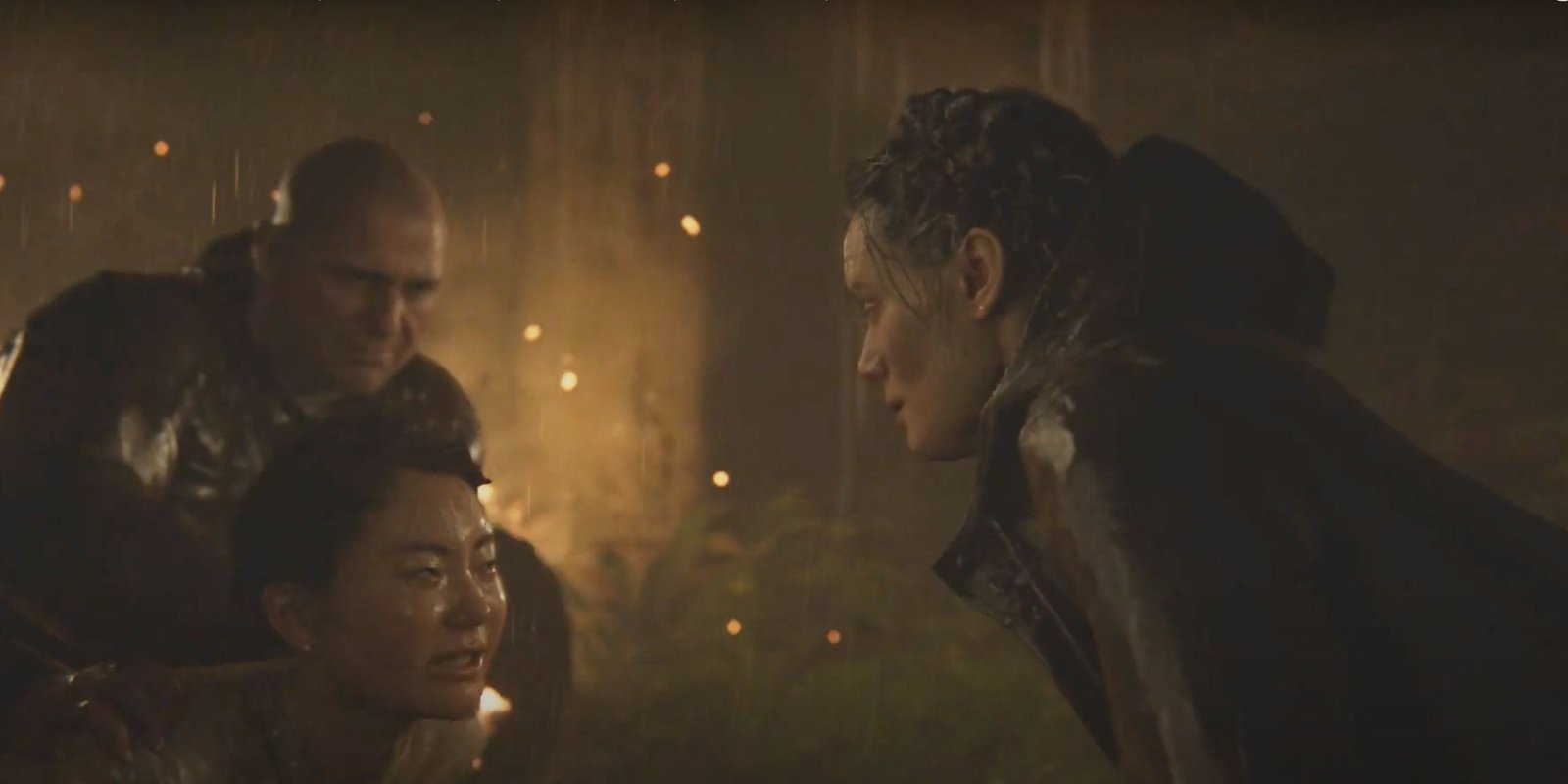 Yara being attacked by seraphites in the last of us part two
