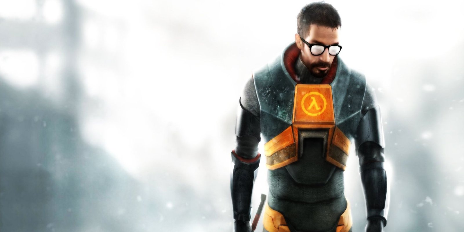 Gordon Freeman walking away.