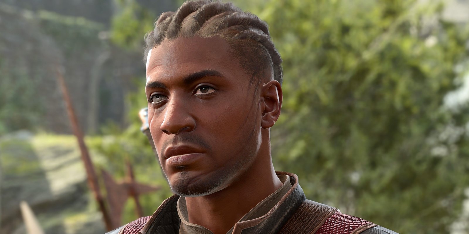 A close-up image of Wyll Ravenguard.