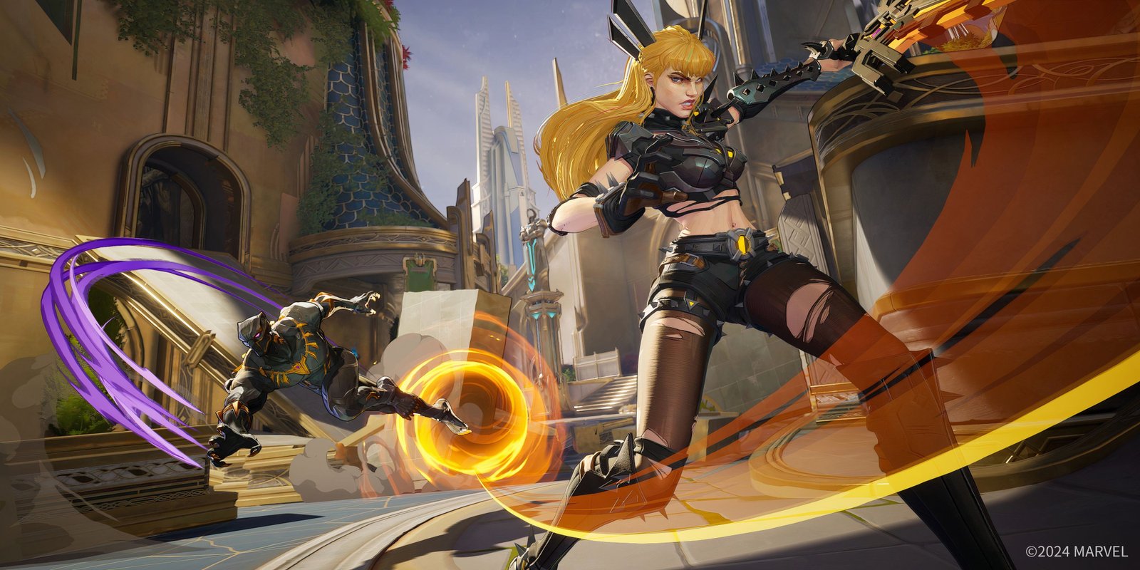 magik and black panther in marvel rivals.