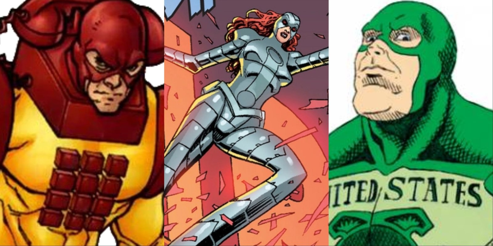 Mistakes Everybody Makes In Marvel Rivals 1 A collage of three images featuring Marvel characters. From left to right are Phone Ranger, Lady Stilt-Man and The Almighty Dollar.