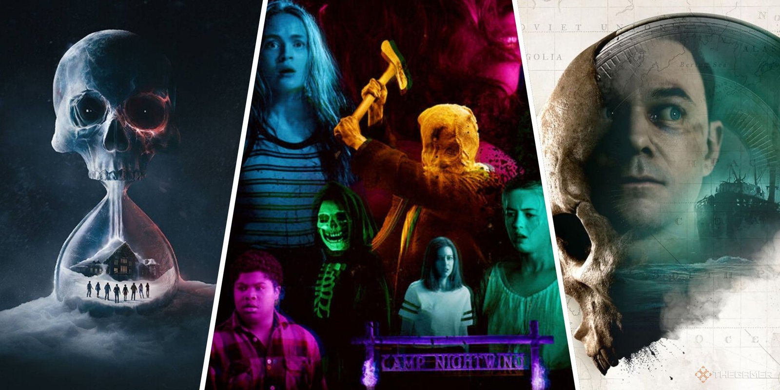 The Best Movies Distributed By Blumhouse 16 A collage showing the covers of Until Dawn, Man of Medan, and many horror movies posters.