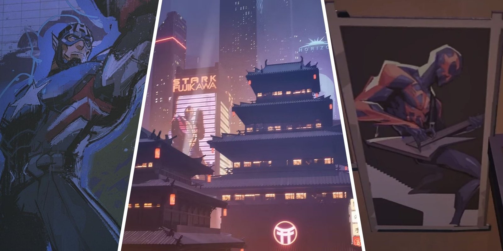 Underrated Characters Who Should Be In Marvel Rivals 1 Captain America, Tokyo 2099, and Spider-Man 2099 (Miguel O'Hara) in Marvel Rivals