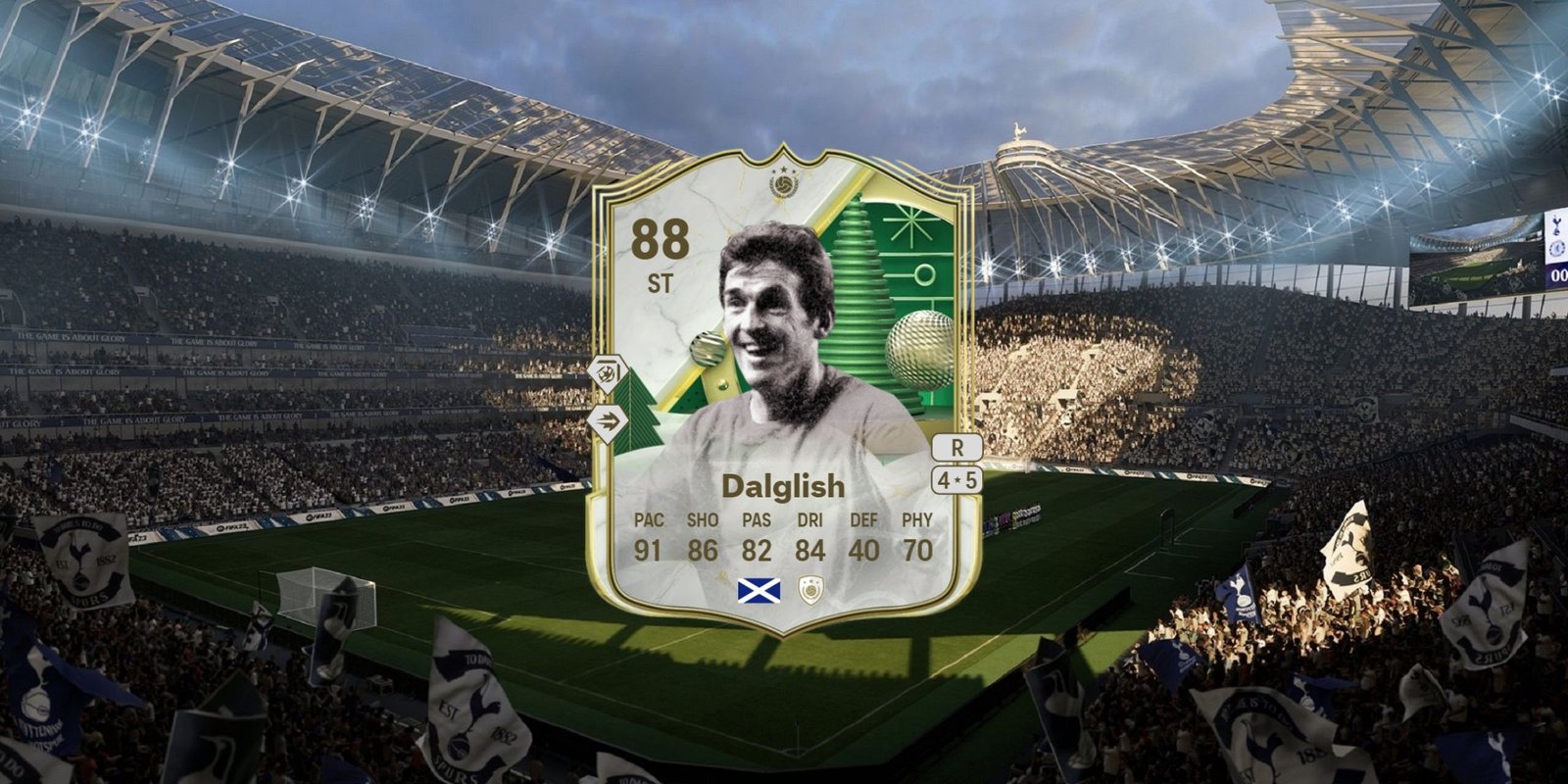 Best Fantasy Captain Evolution Picks In EA Sports FC 25 9 Kenny Dalglish's card in EA Sports FC 25.