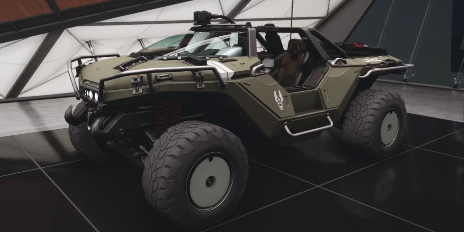 Forza Horizon 5 screenshot of the Halo Warthog.
