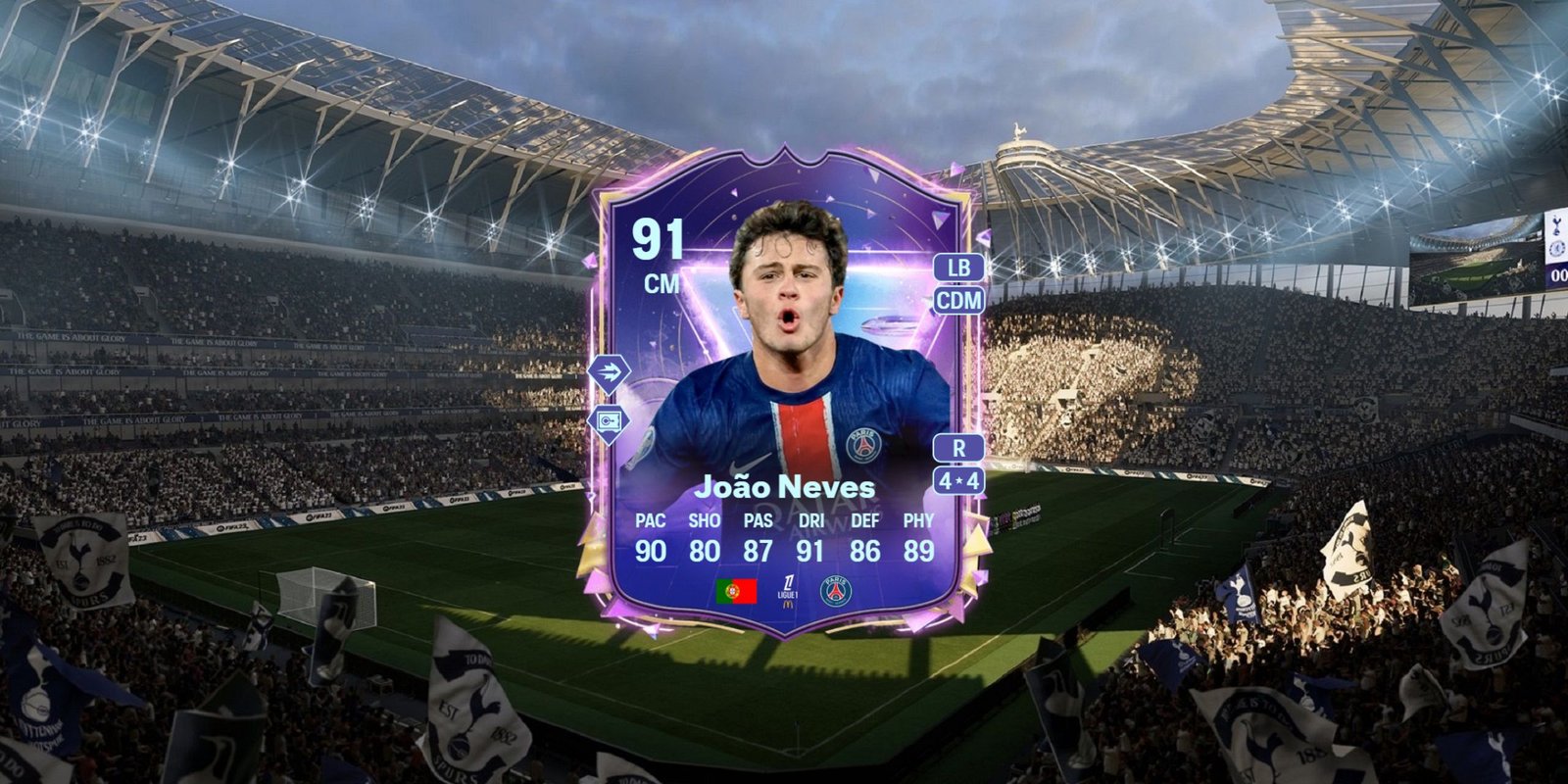 Best Players To Use In Future Stars Team 2 In EA Sports FC 25 7 Joao Neves' card in EA Sports FC 25.