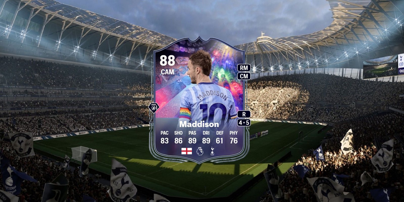 James Maddison's card in EA Sports FC 25.