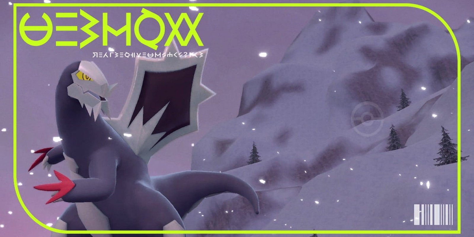 Baxcalibur from Pokemon Scarlet & Violet Pokedex Image.
