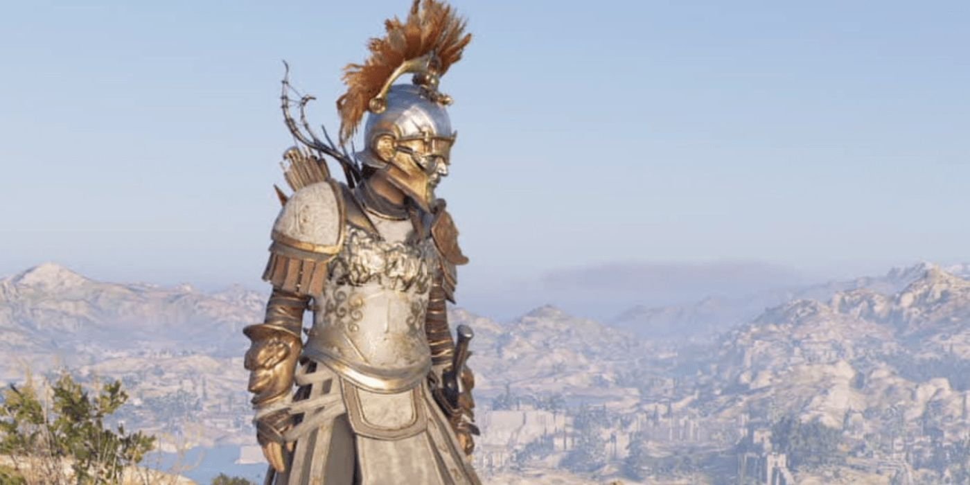 An Assassin's Creed Odyssey landscape.