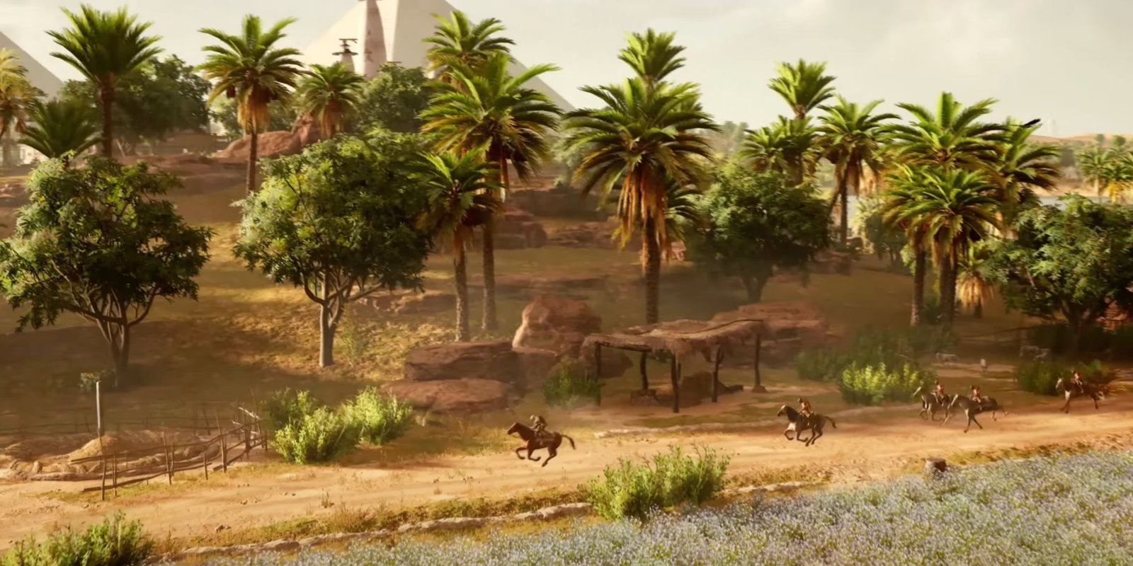Assassin's Creed Origins Horseback Run.