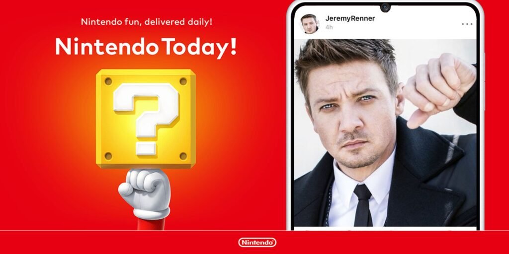 Nintendo Just Released Its Own Jeremy Renner App