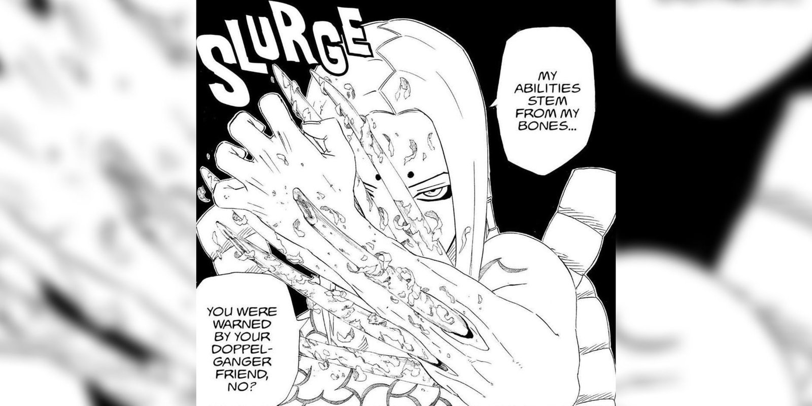 Kimimaru from the Naruto manga.