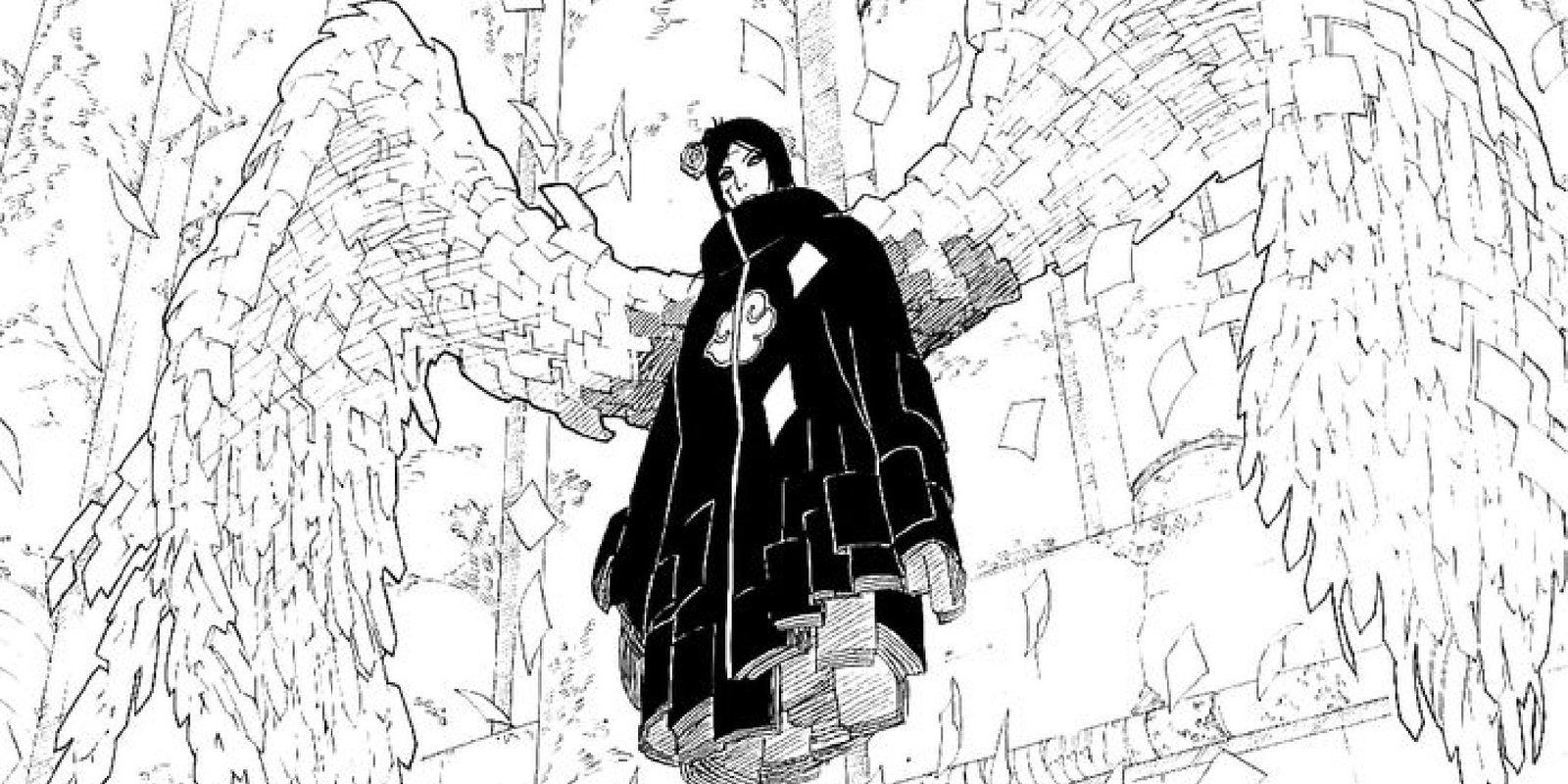 Konan from the Naruto manga.