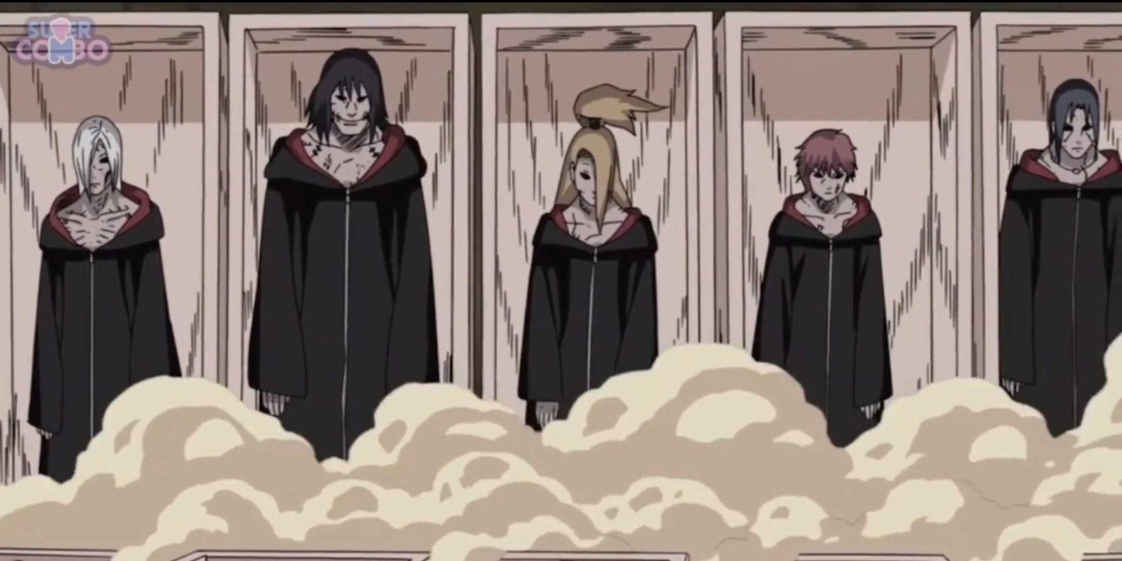 The akatsuki being resurrected with edo tensai in Naruto.