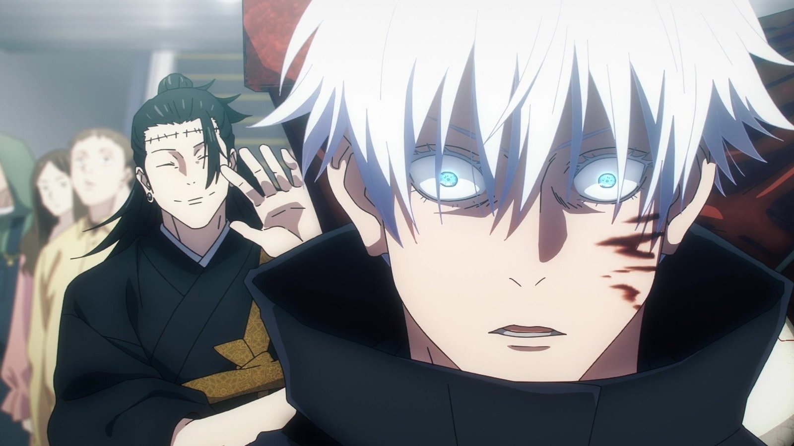 Gojo shocked to hear Geto's voice in Jujutsu Kaisen.-1