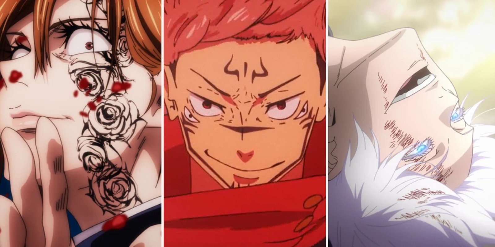What's The Significance Of The Shibuya Incident Arc In Jujutsu Kaisen? 11 Close-ups of Nobara, Sukuna, and Gojo.