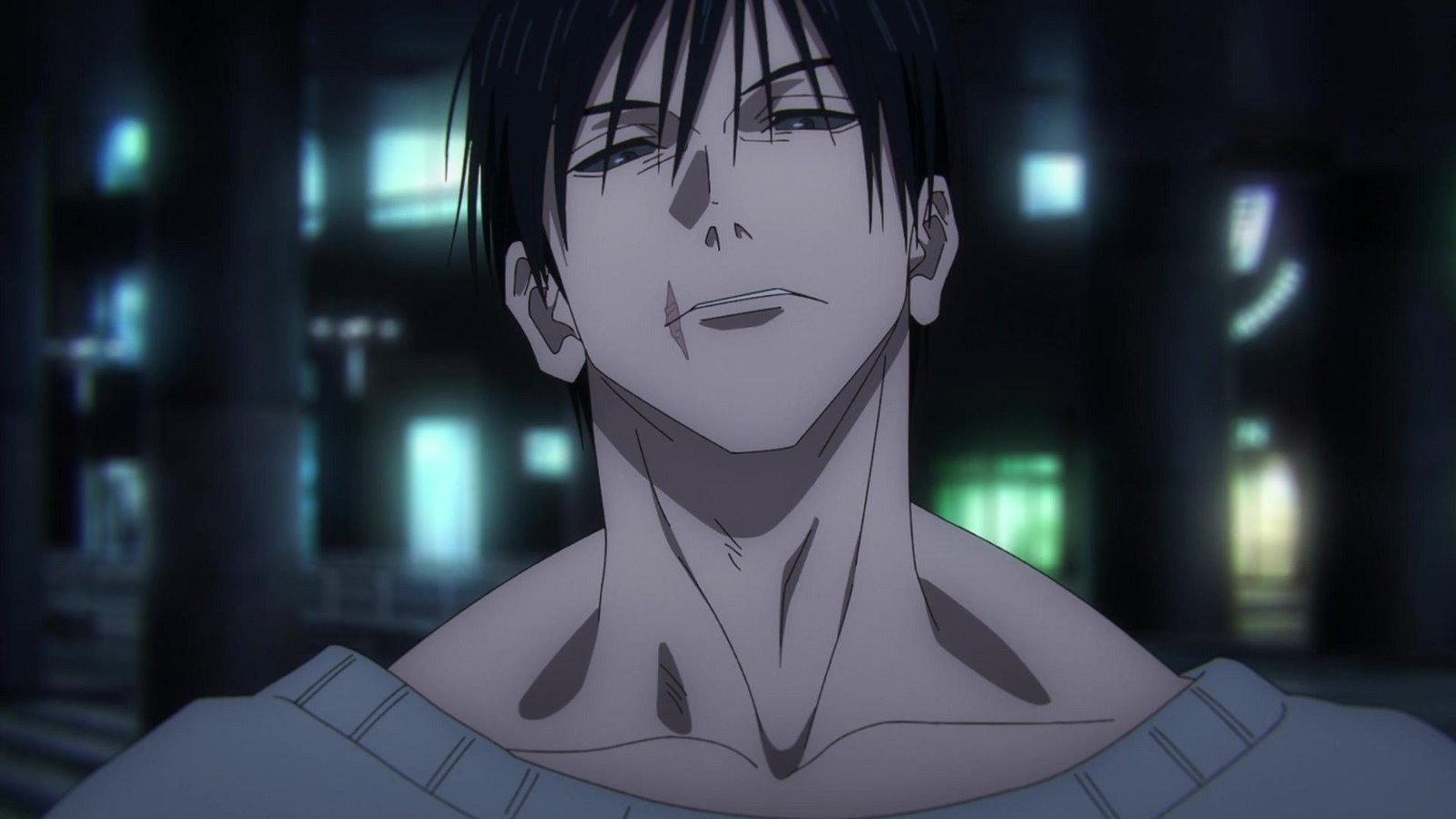 Toji Fushiguro fighting in Jujutsu Kaisen.-1