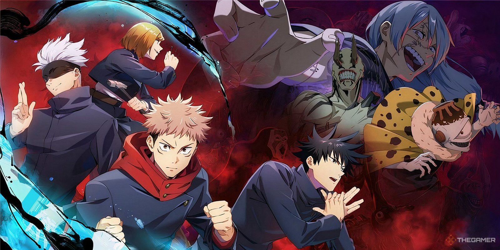 What's The Significance Of The Shibuya Incident Arc In Jujutsu Kaisen? 19 The main cast of Jujutsu Kaisen in a promotional image for the anime.