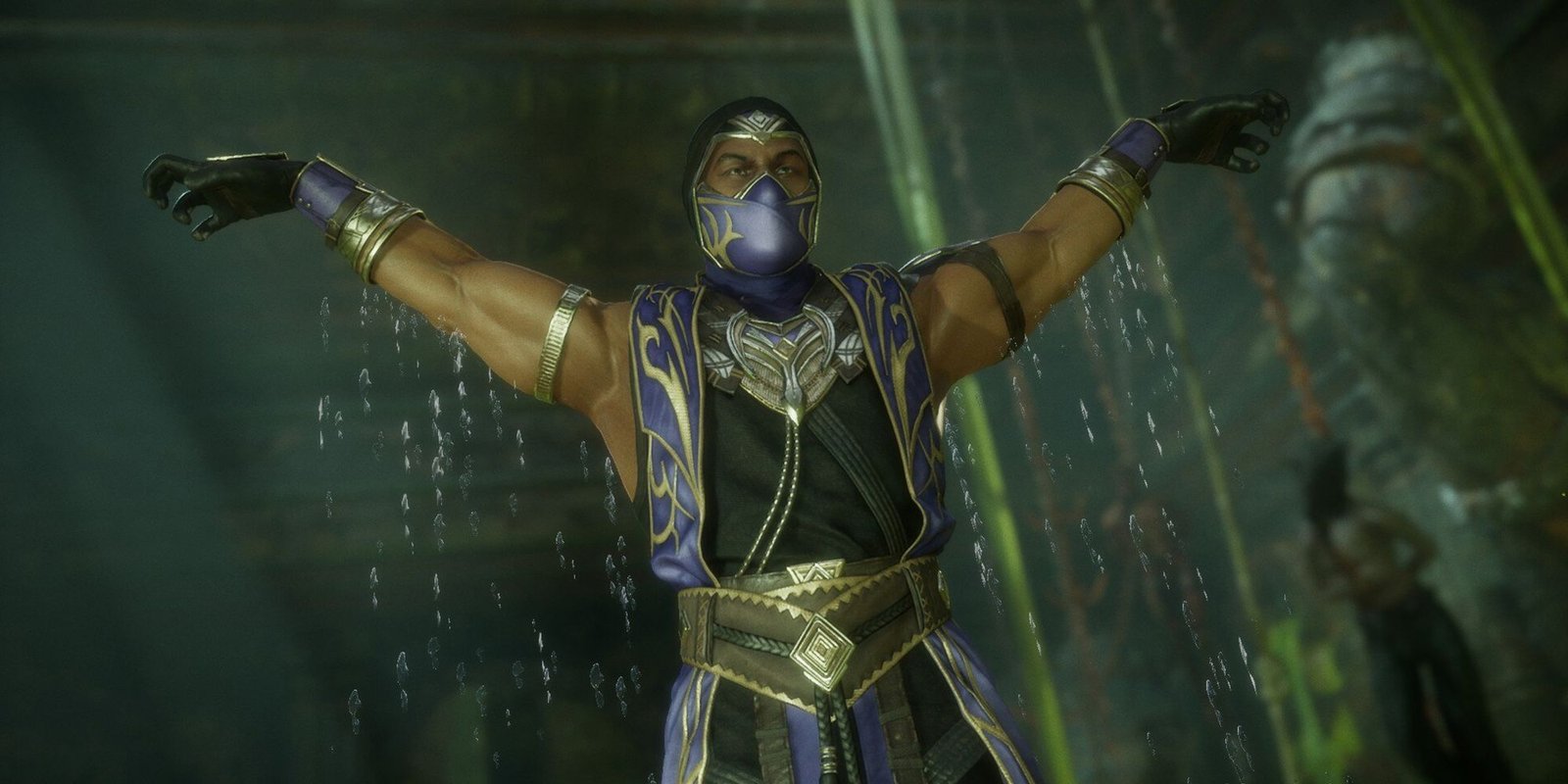 Mortal Kombat - Rain Looking Like He's Sweating Profusely