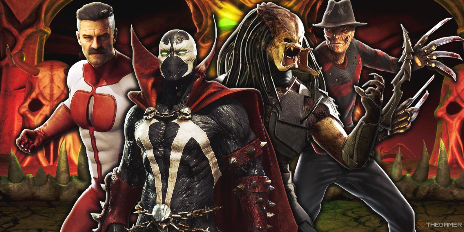 Characters We Want To See In The Mortal Kombat 2 Movie 10 Omni-Man, Spawn, Predator and Freddy Krueger.