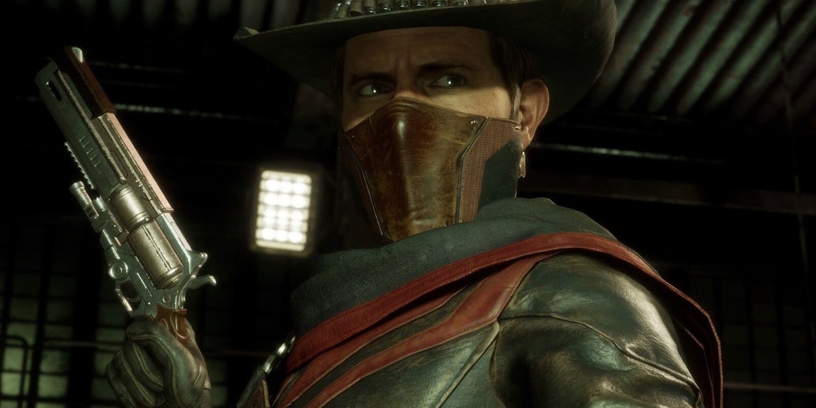 Mortal Kombat - Erron Black Looking Off Camera With His Pistol In MK11