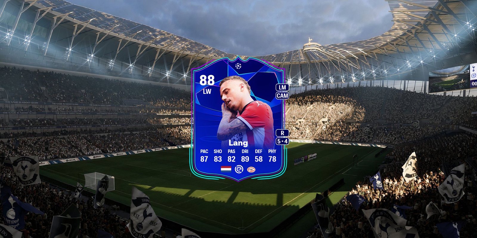 Noa Lang's card in EA Sports FC 25.