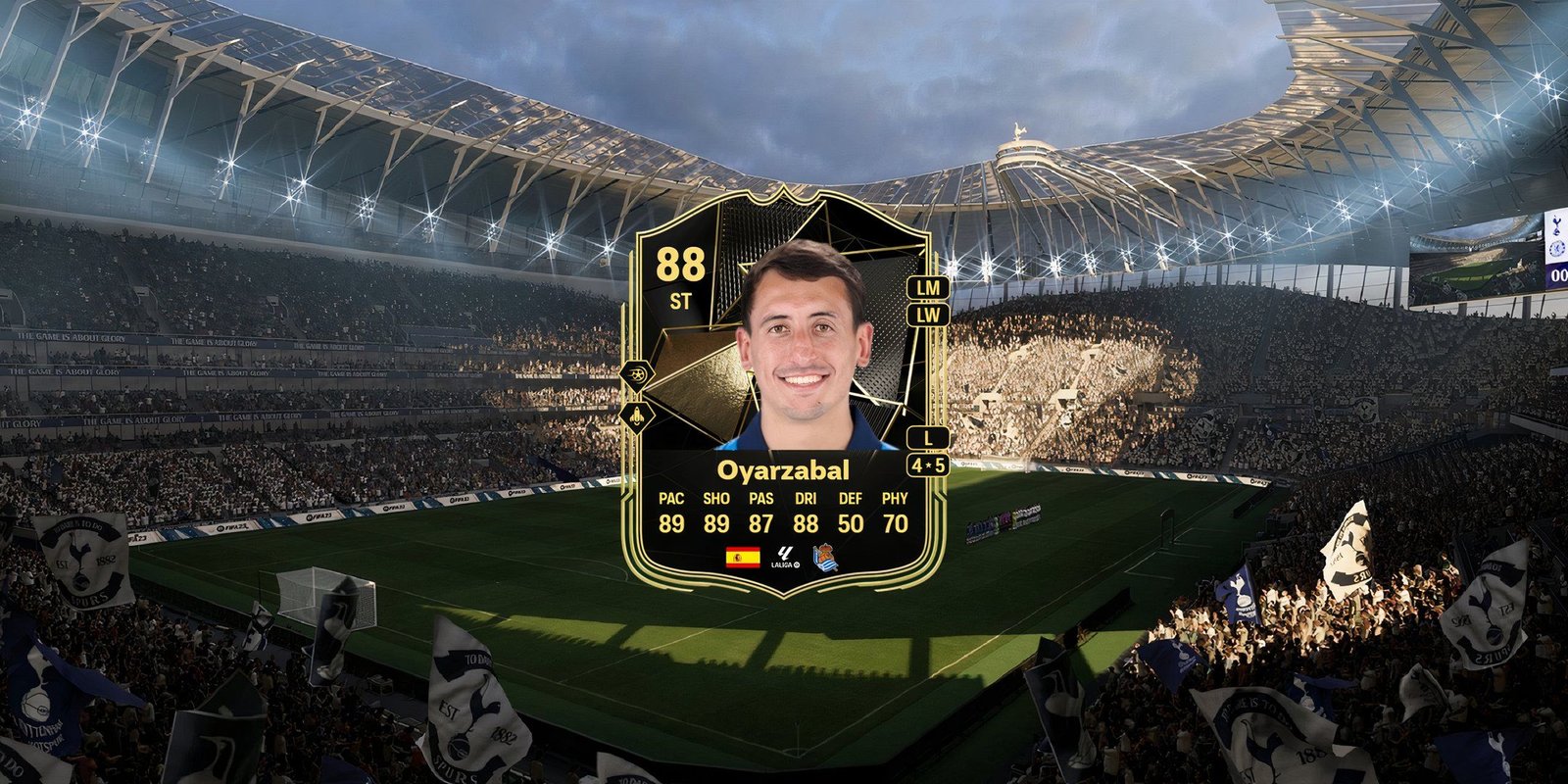 Oyarzabal's card in EA Sports FC 25.