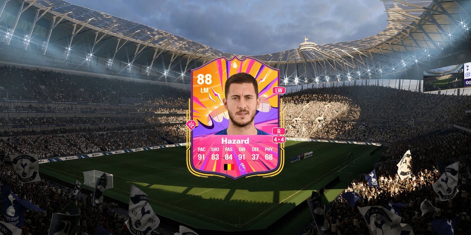 Eden Hazard's card in EA Sports FC 25.