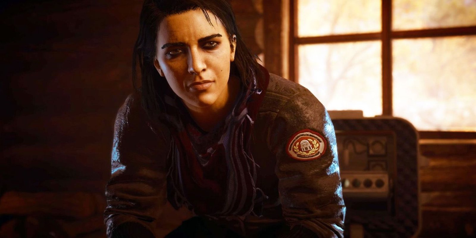 Assassin's Creed Valhalla Screenshot Of Layla Hassan Infront Of Window