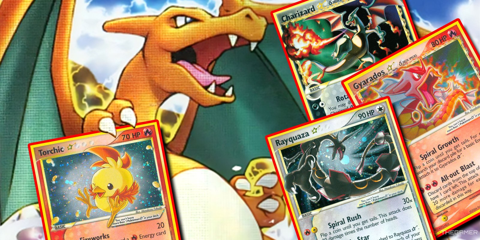 Best Pokemon That Aren't Legendaries 1 Torchic, Gyarados, Charizard, and Rayquaza Gold Star cards float around Charizard from the most expensive EX Era Booster Boxes in the Pokemon TCG.