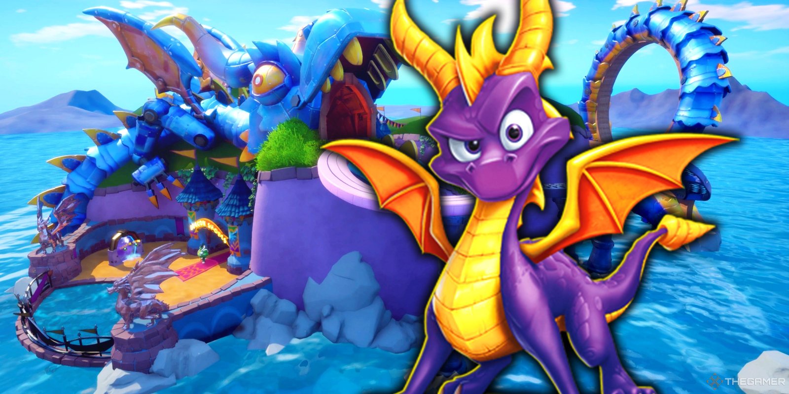 Crash Bandicoot Developer Toys For Bob Wants To Make A Banjo-Kazooie Game 1 Spyro with a level in the background.