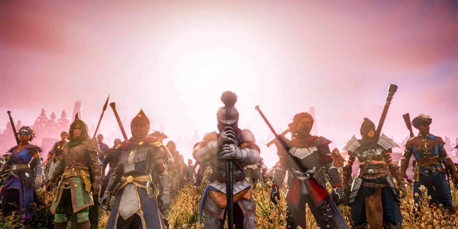 Tibia Is Getting A New Vocation After 28 Years 1 New World Aeternum players posing in gear