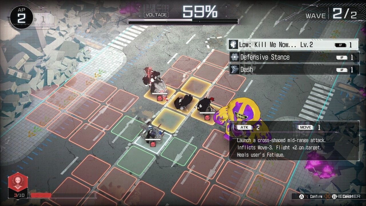 Darumi highlighting Takemaru, Eito, and Takumi in the Day 006 battle to save Eito in The Hundred Line Last Defense Academy.