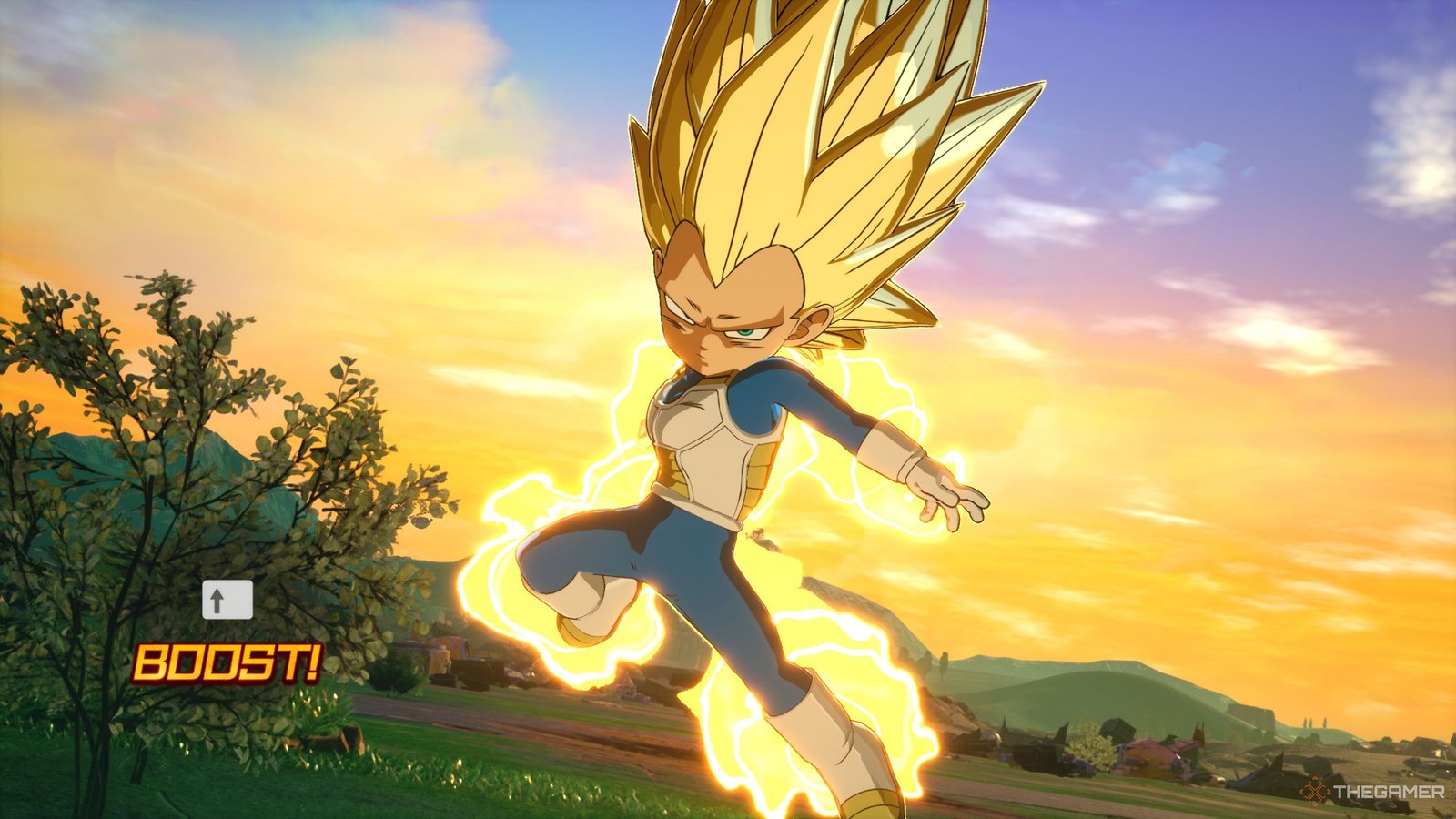 Vegeta Mini SSJ3 Super Attack Animation in Dragon Ball: Sparking Zero.