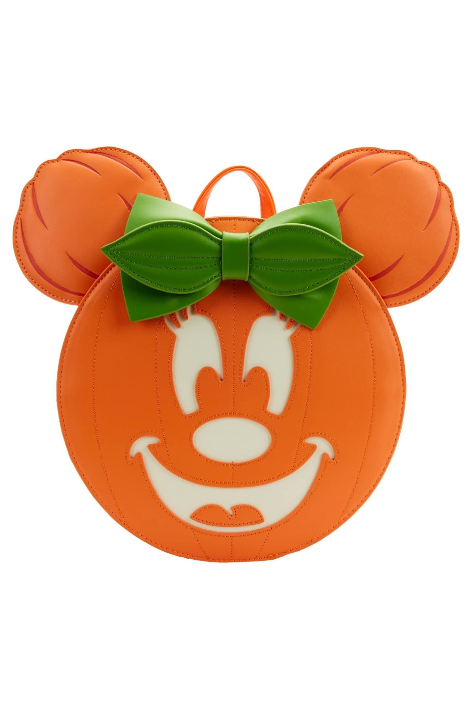 Amazon Prime Big Deal Days 2024 Disney Deals 8 Loungefly Disney Glow Face Minnie Pumpkin Mini Backpack