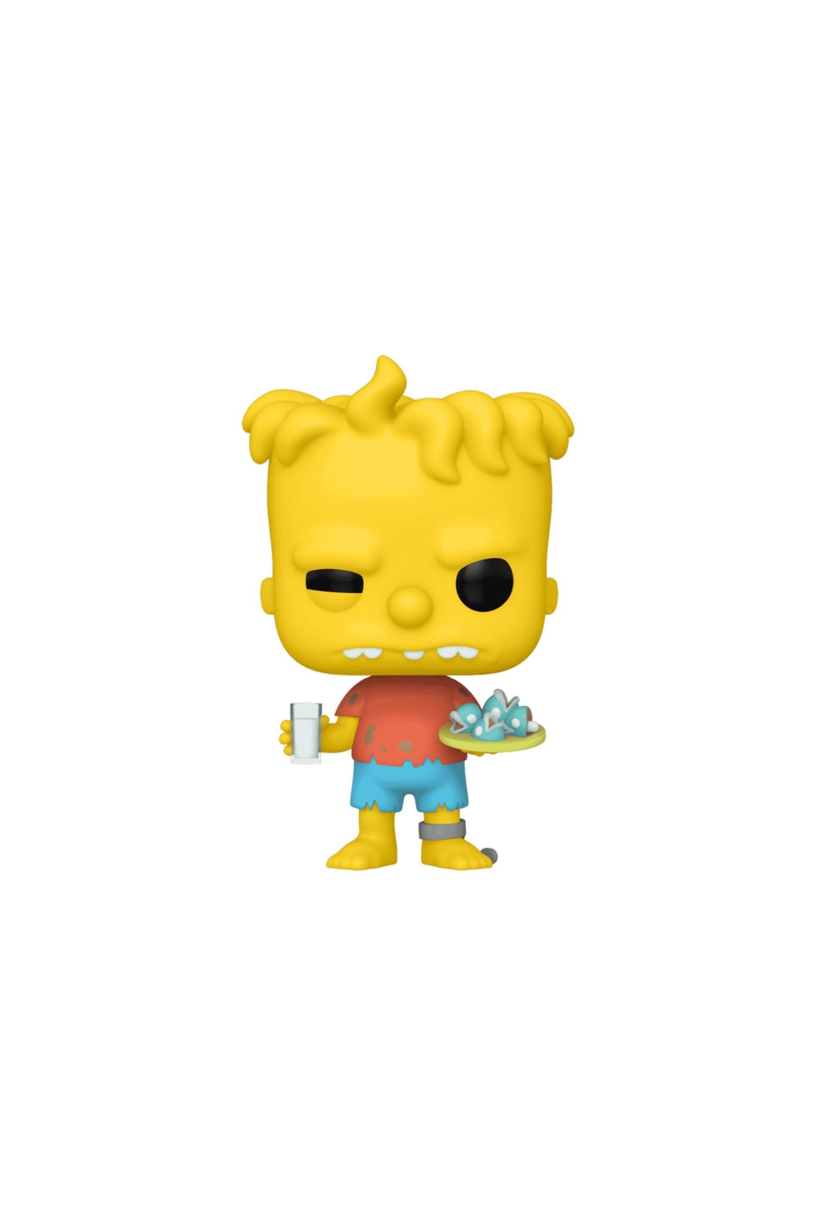 Best Horror Funko Pop! Figures 2 Funko Pop! Hugo Simpson holding glass and plate of fish heads