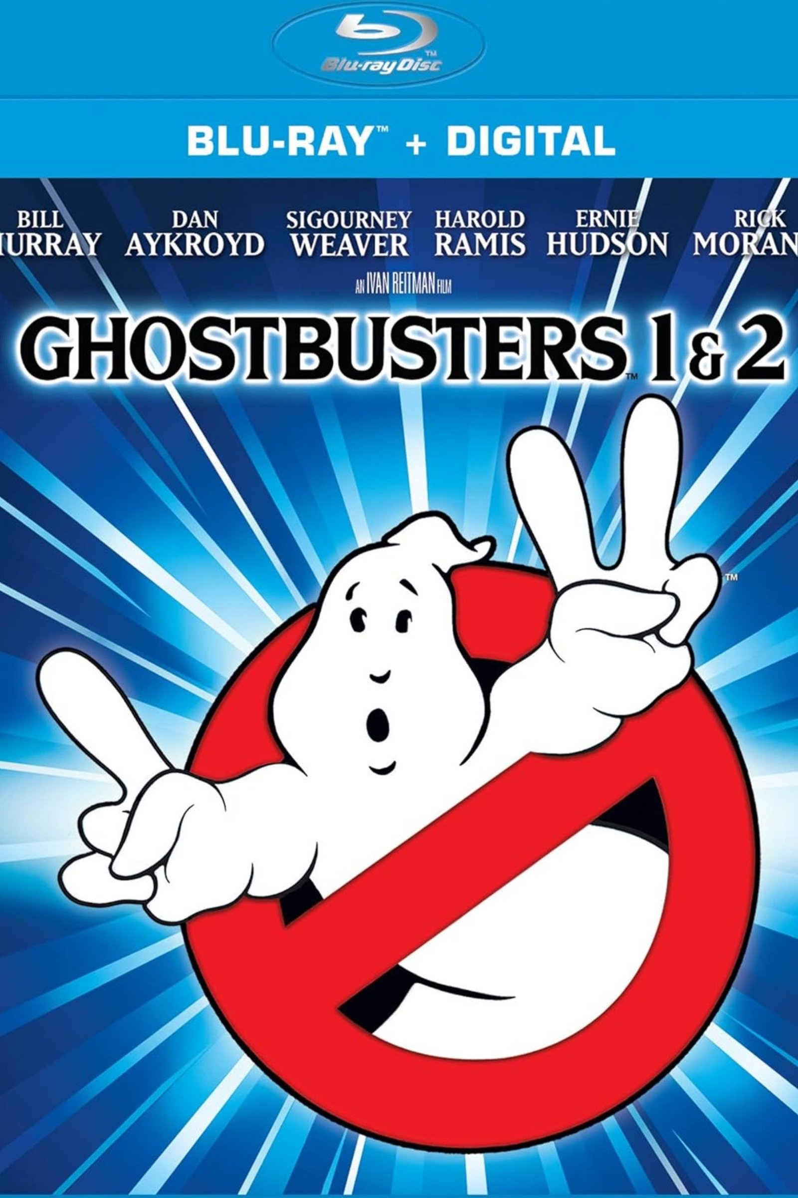 ghostbusters 1 and 2 blu-ray set cover art
